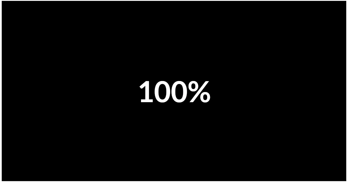 100%