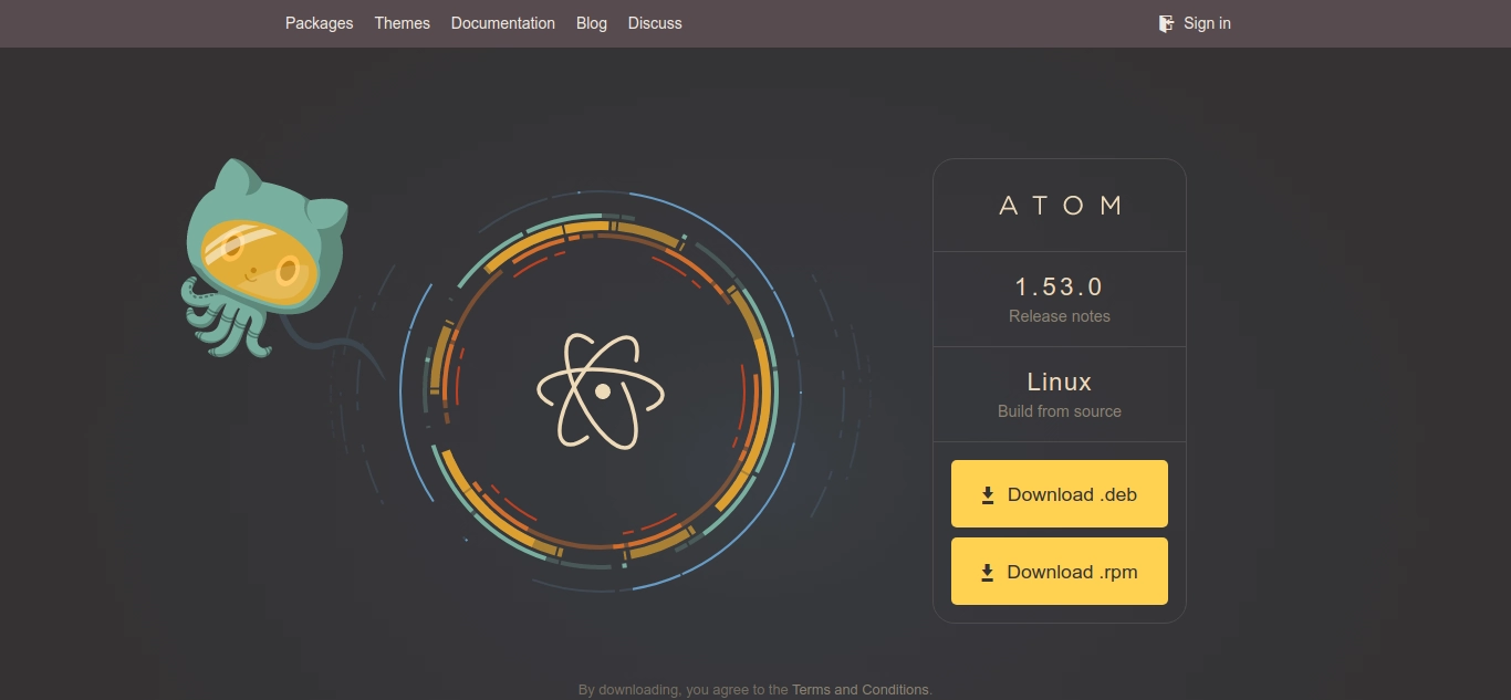 Instalasi Text Editor Atom di Linux