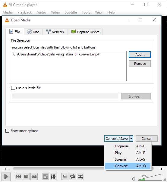  Konversi MP4 Menjadi MP3 Menggunakan VLC