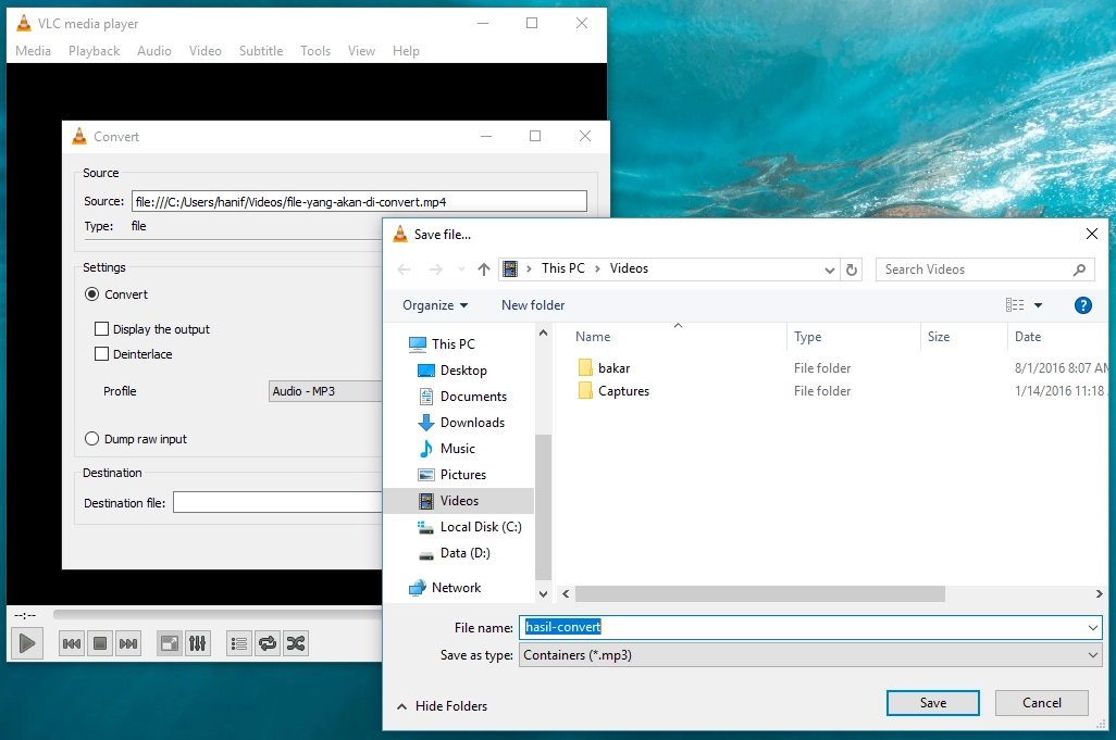  Konversi MP4 Menjadi MP3 Menggunakan VLC