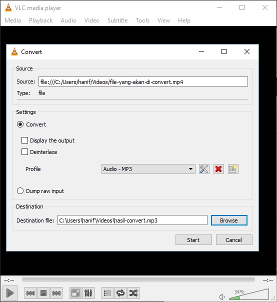  Konversi MP4 Menjadi MP3 Menggunakan VLC