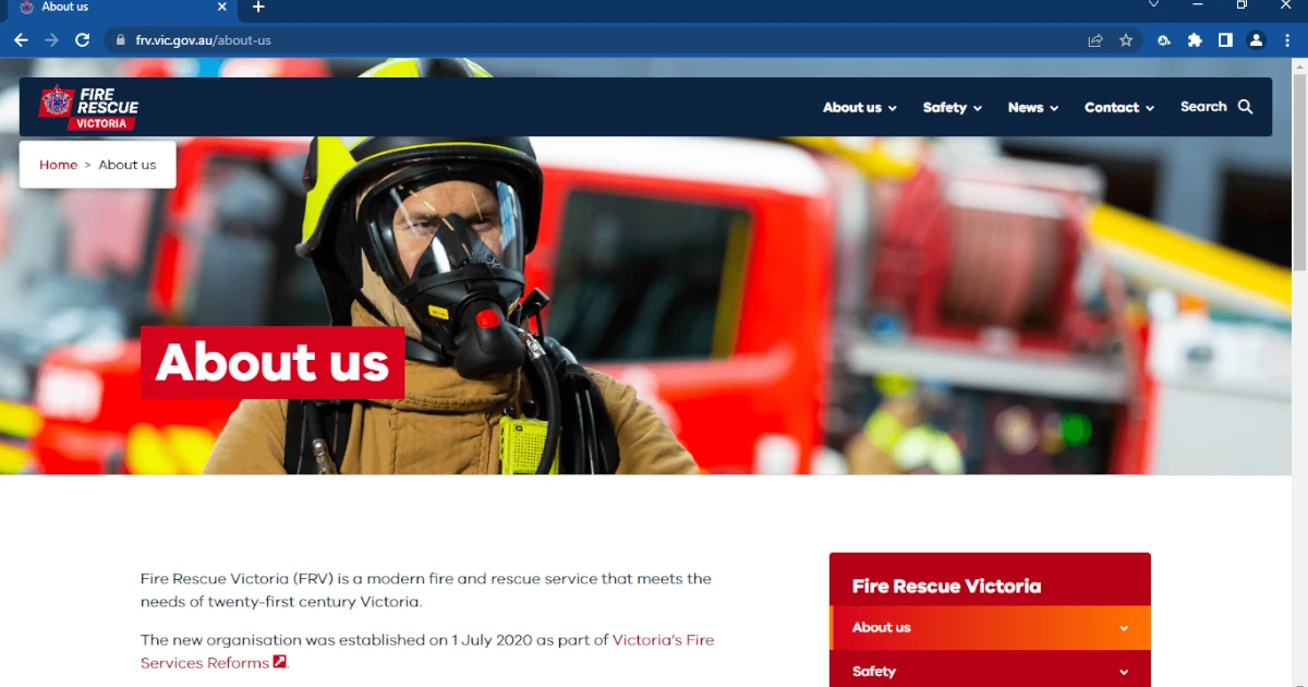 Fire Rescue in Victoria, Australia