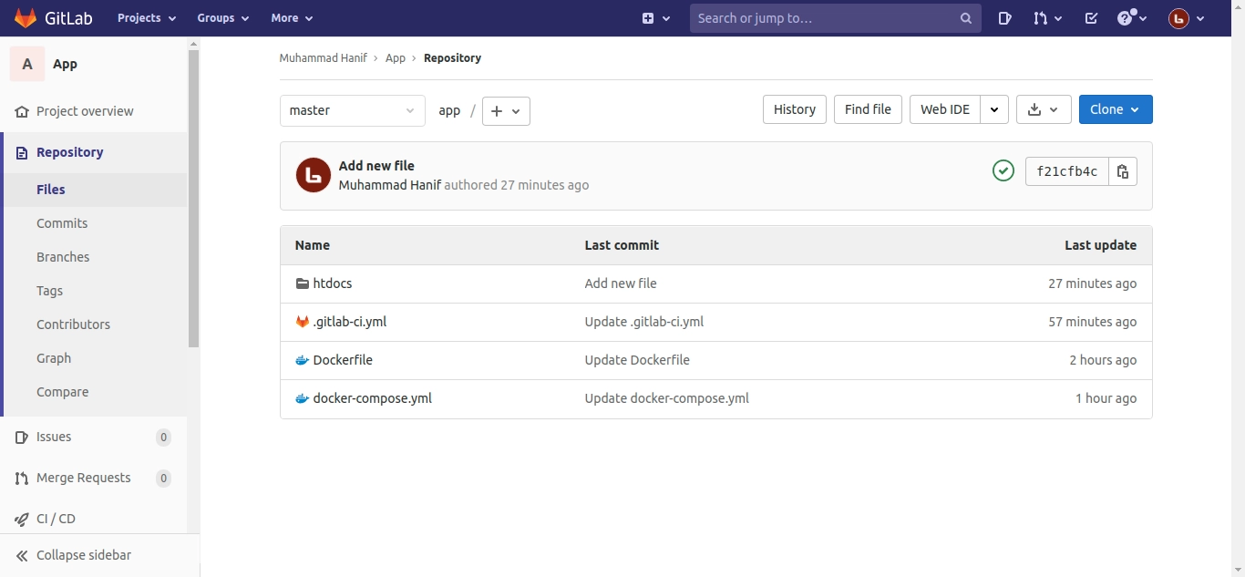  Repositori Projek app