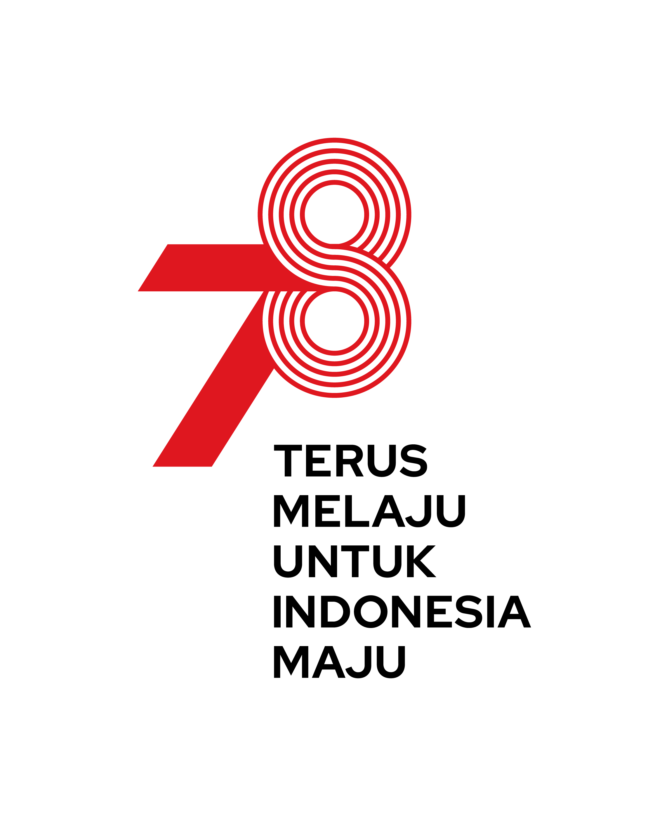  Logo sekunder HUT RI ke-78