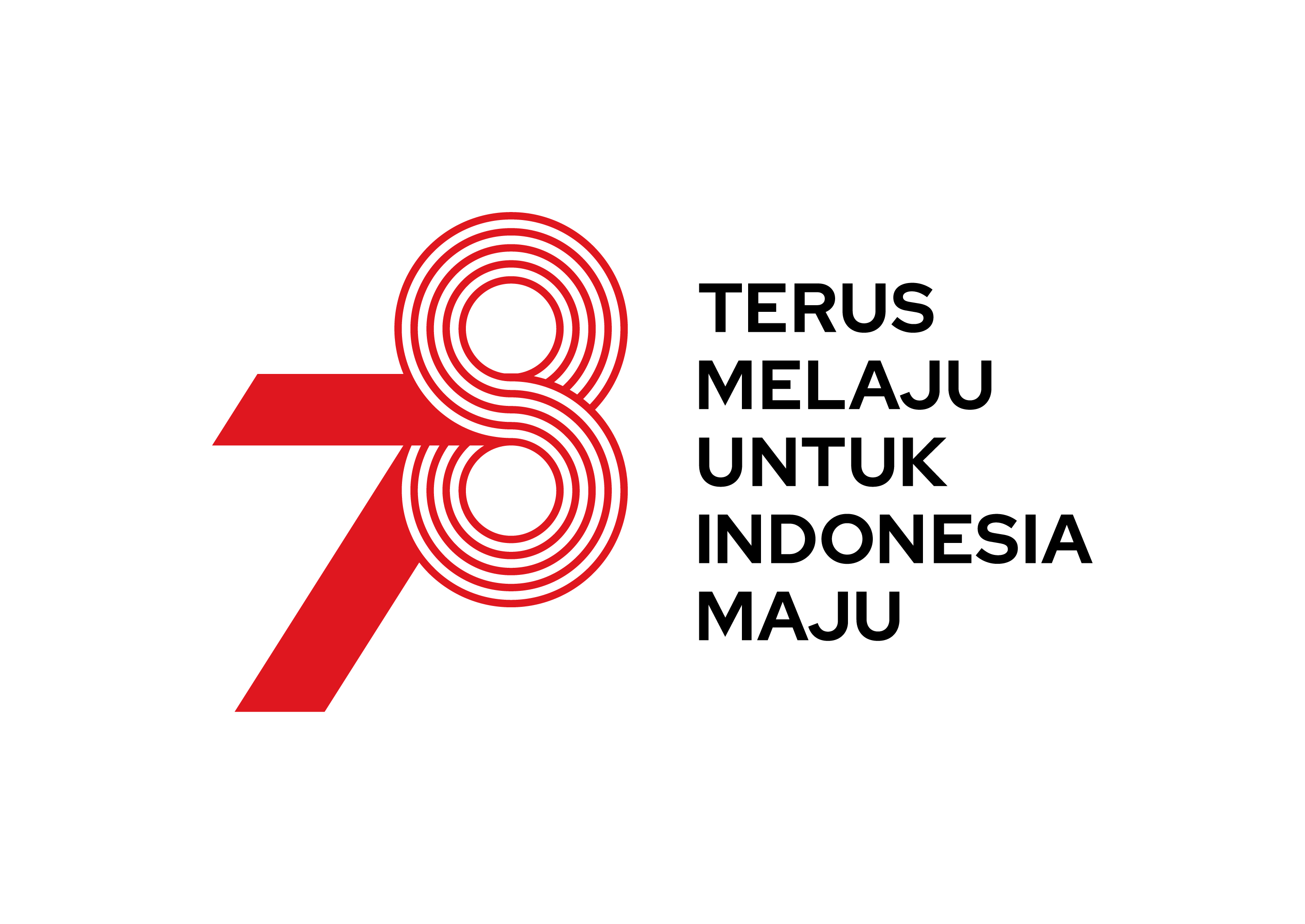  Logo utama HUT RI ke-78