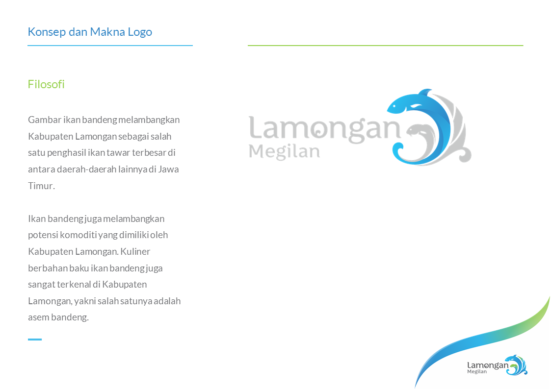  Konsep dan makna logo city branding Kabupaten Lamongan.