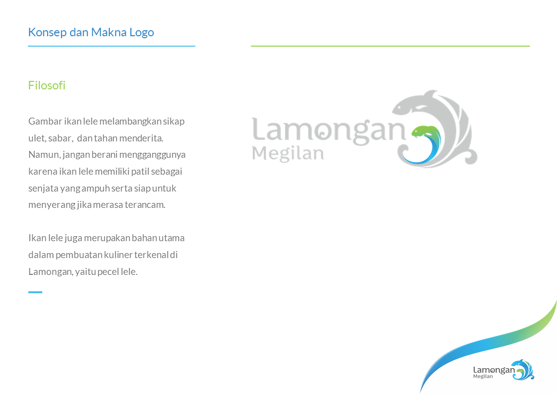  Konsep dan makna logo city branding Kabupaten Lamongan.