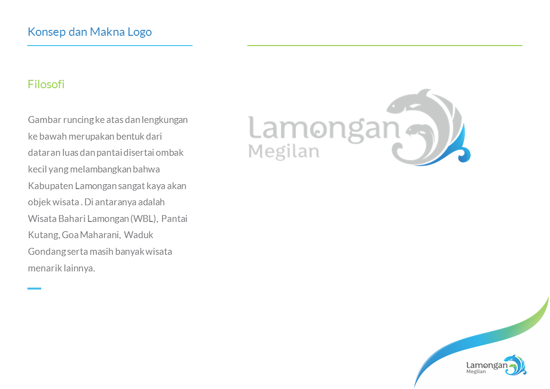  Konsep dan makna logo city branding Kabupaten Lamongan.