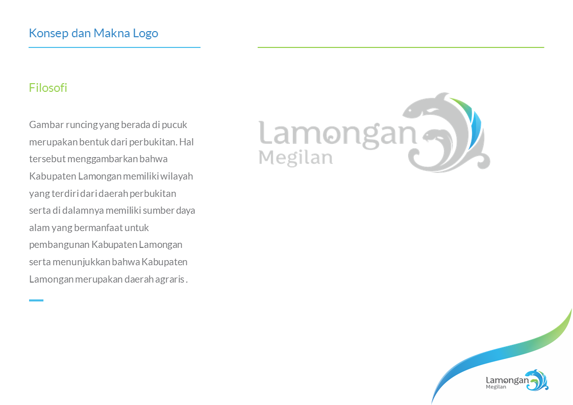  Konsep dan makna logo city branding Kabupaten Lamongan.