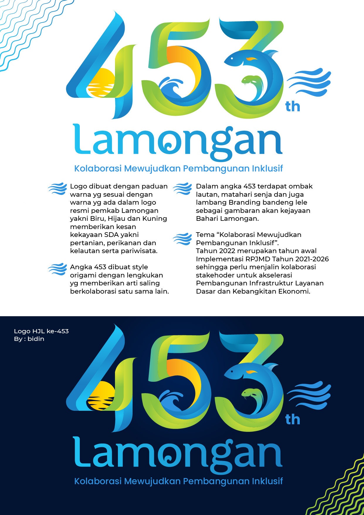  Penjelasan makna logo HJL ke-453.