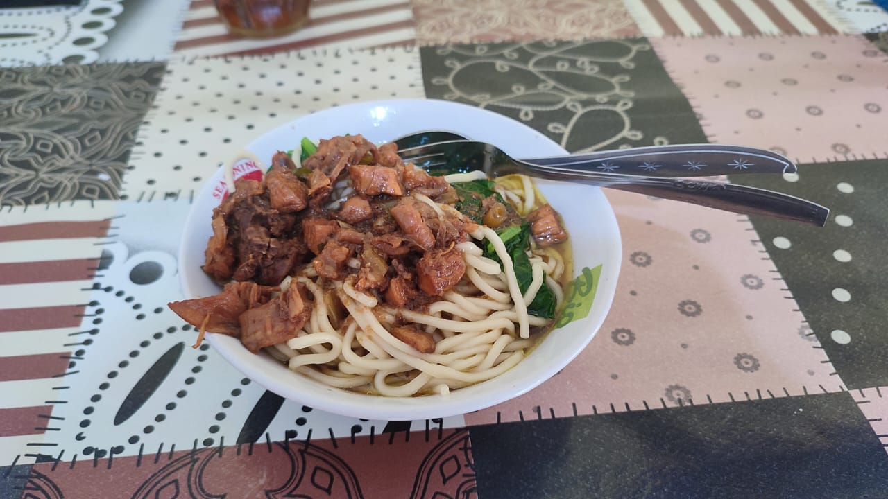 Satu porsi Mie Ayam Mas Yus (hanifmu.com/Muhammad Hanif)