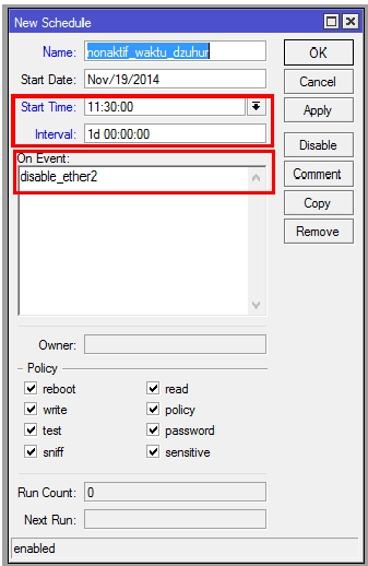  Menonaktifkan Hotspot MikroTik pada Jam-Jam Tertentu Menggunakan Script dan Scheduler
