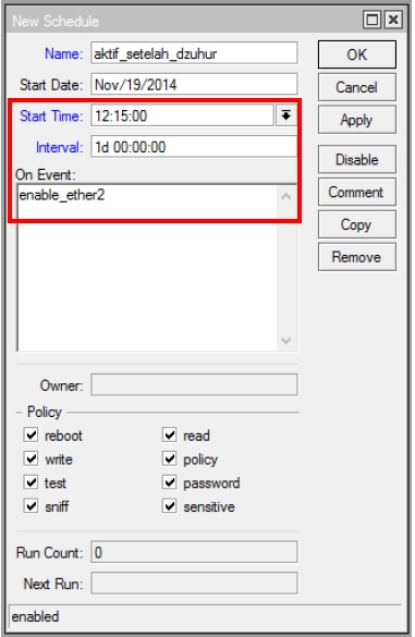  Menonaktifkan Hotspot MikroTik pada Jam-Jam Tertentu Menggunakan Script dan Scheduler