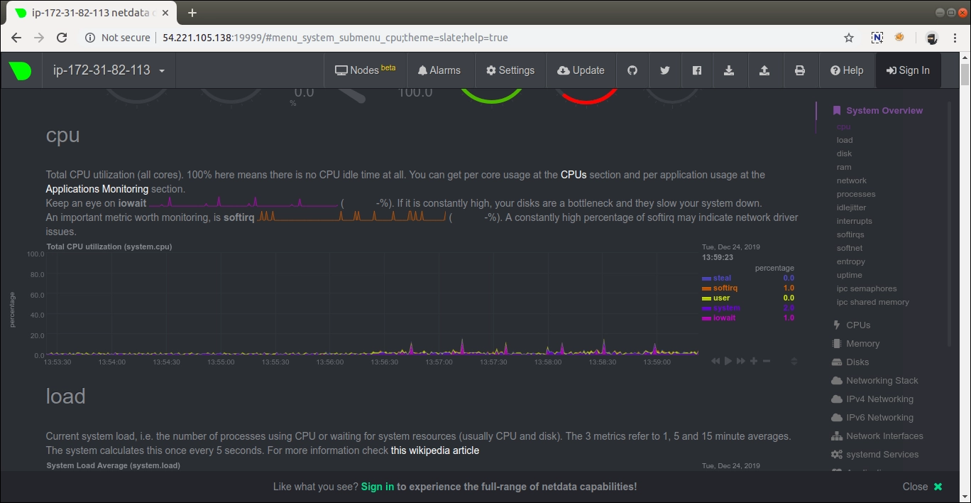  Monitoring Server Linux Menggunakan Netdata