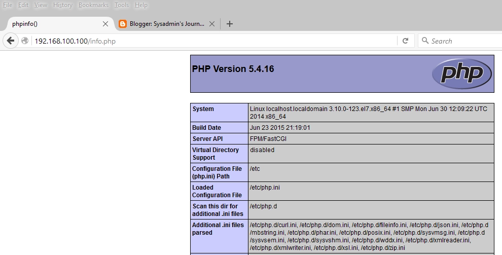  Integrasi PHP-FPM dan Nginx di CentOS