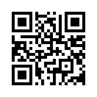  Kode QR yang berisi teks "https://hanifmu.com"