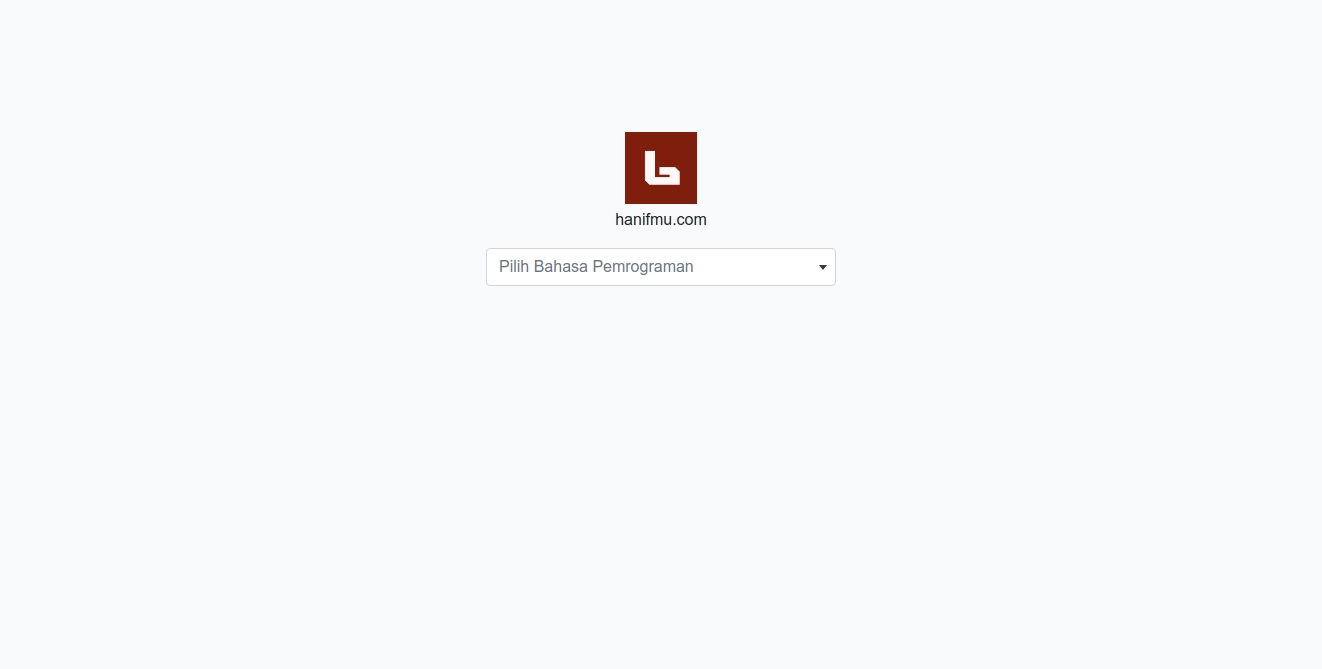  Tampilan daftar dropdown