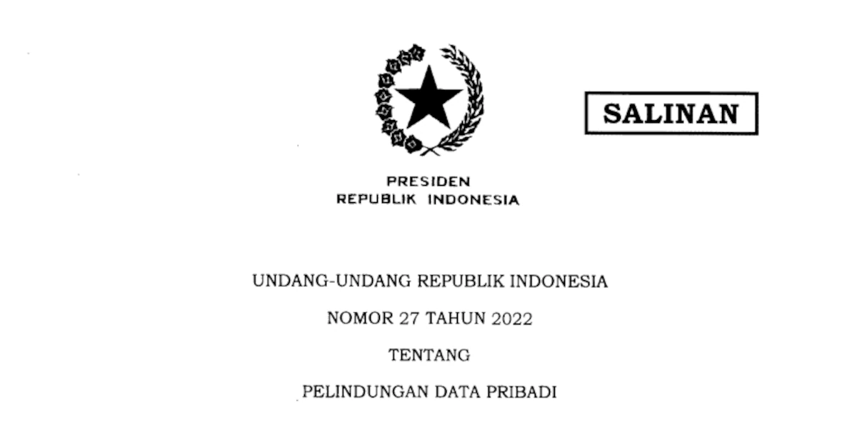 Definisi Data Pribadi Menurut UU Pelindungan Data Pribadi