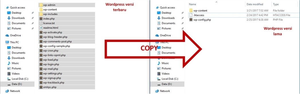  Cara Update Wordpress Secara Manual