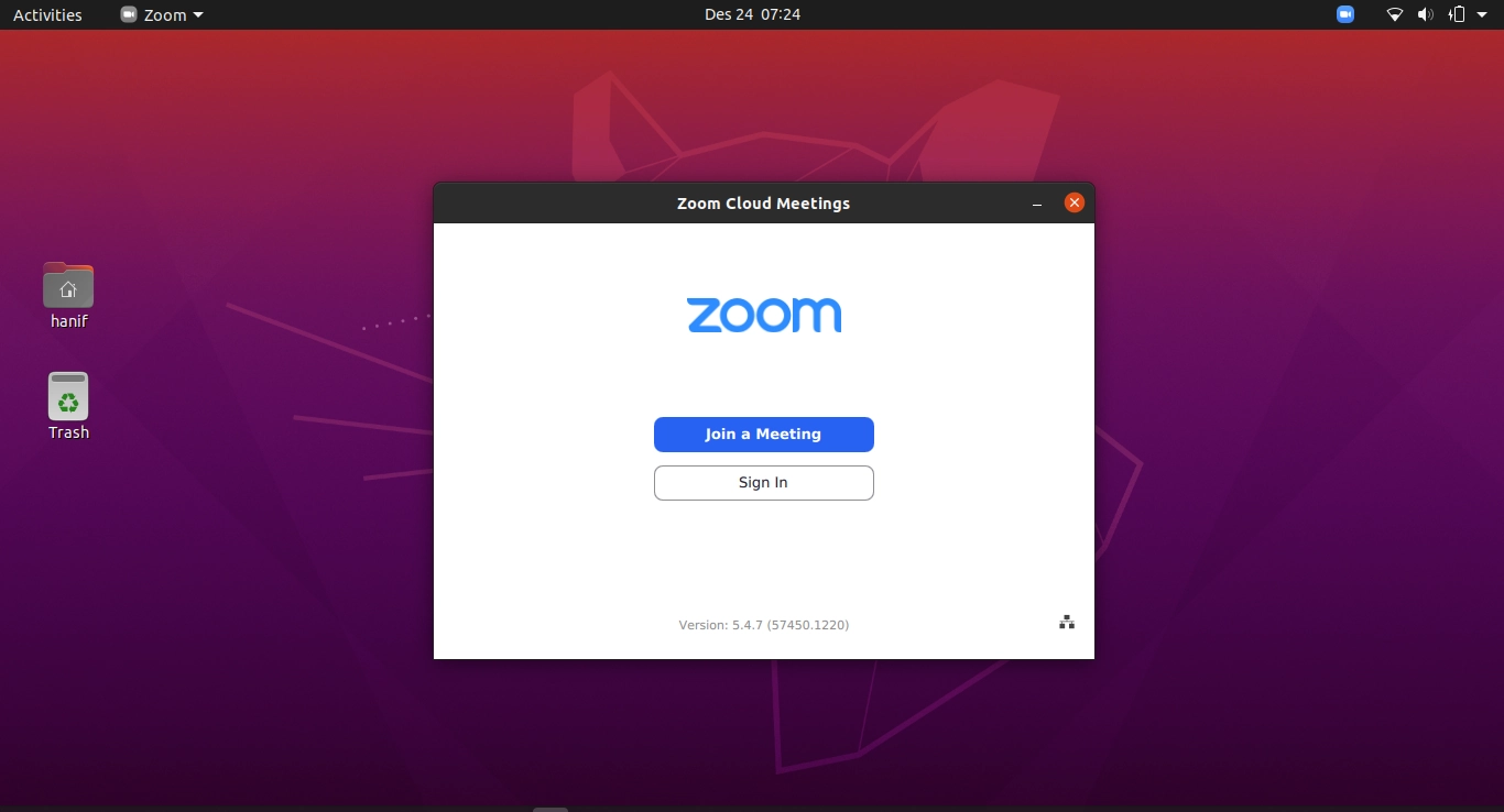Instalasi Zoom di Ubuntu 20.04